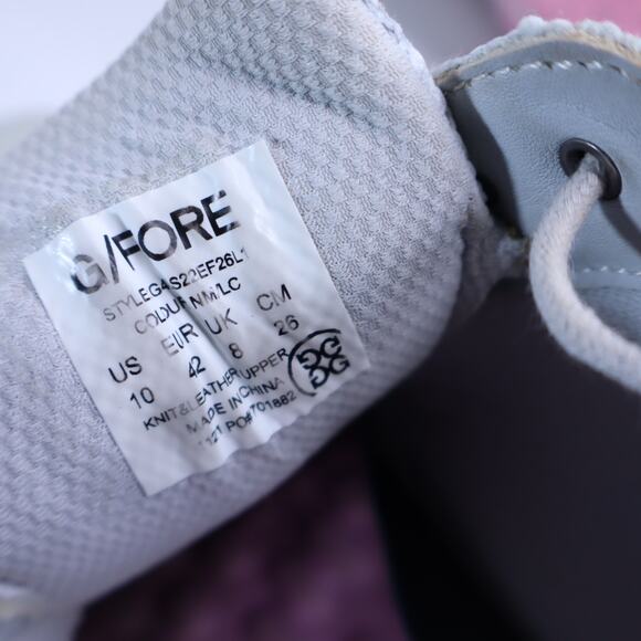 G/FORE Ghost Cap Toe Gallivanter Golf Shoes White Pink Oxford Camo Women's 10 - Picture 7 of 7